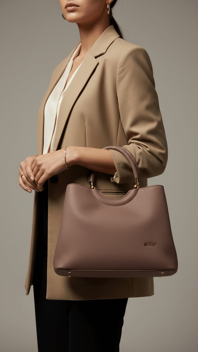 Purple Formal Hand Bag P36385