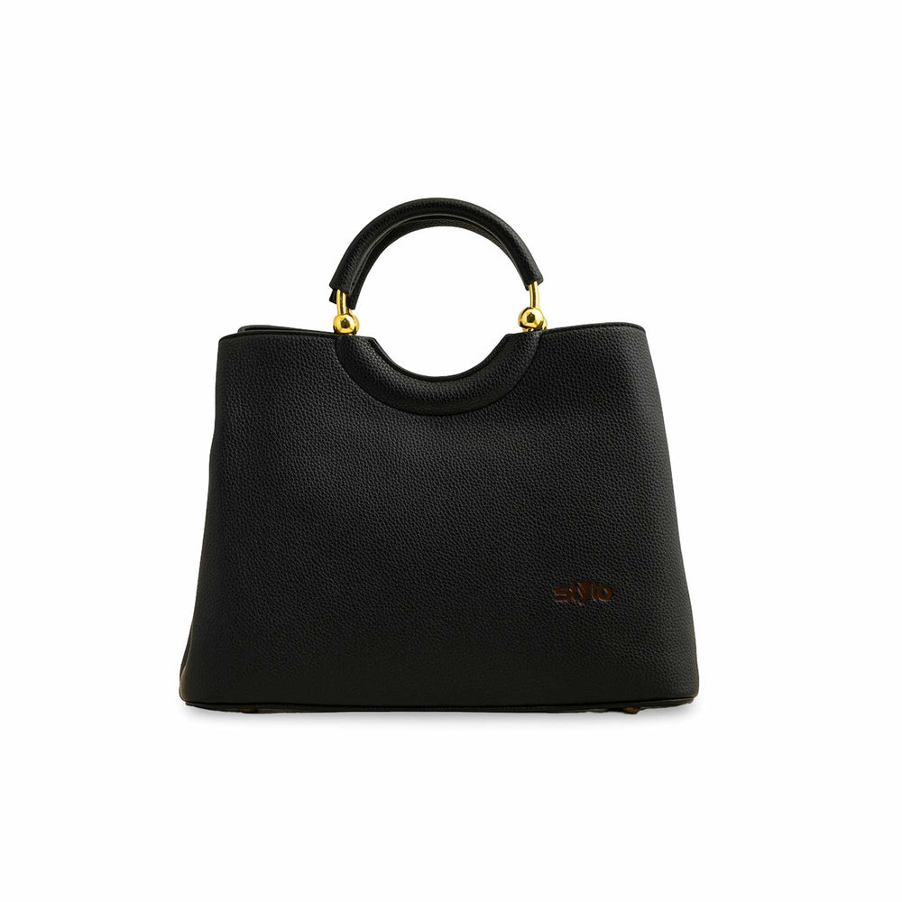 Black Formal Hand Bag P36385