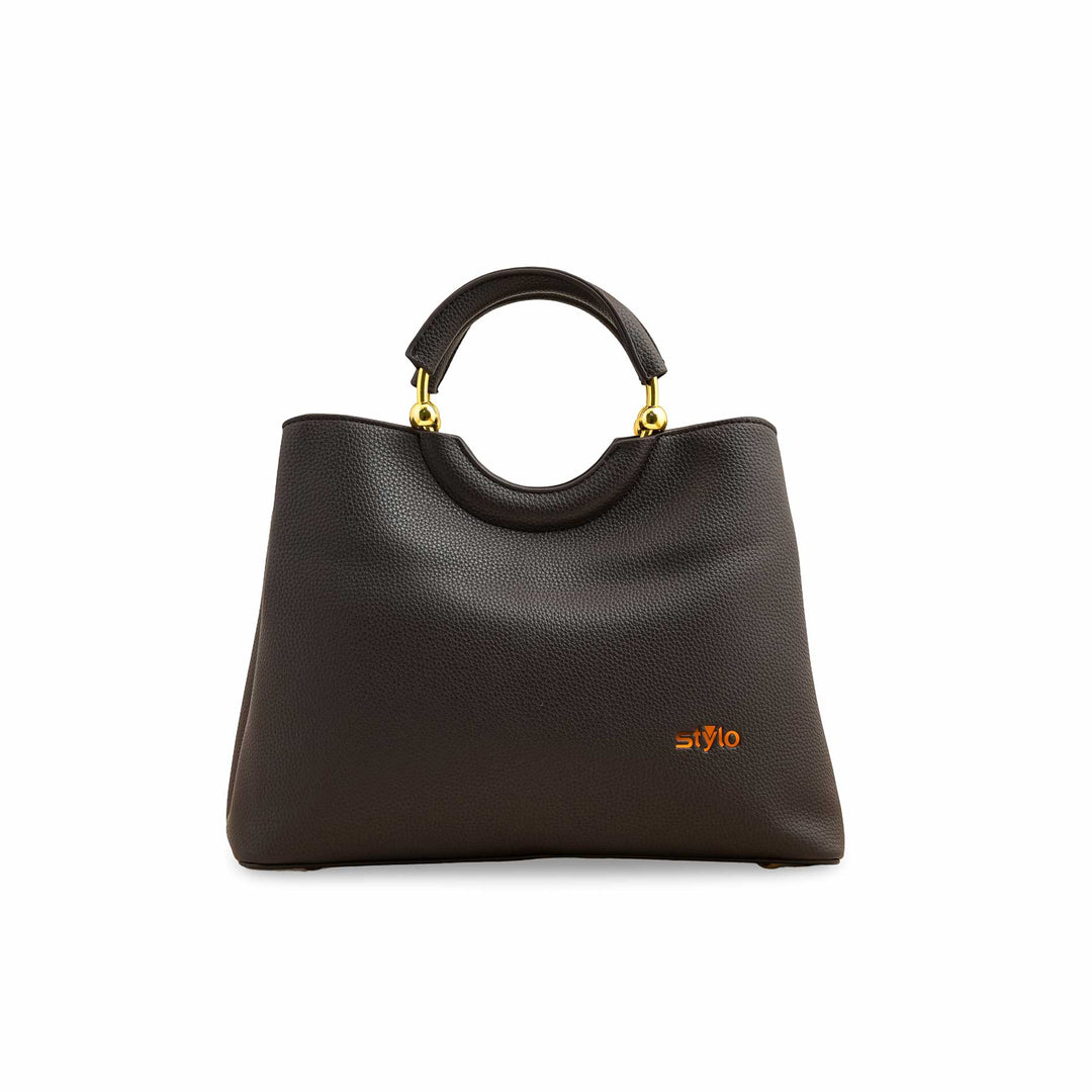 Brown Formal Hand Bag P36385