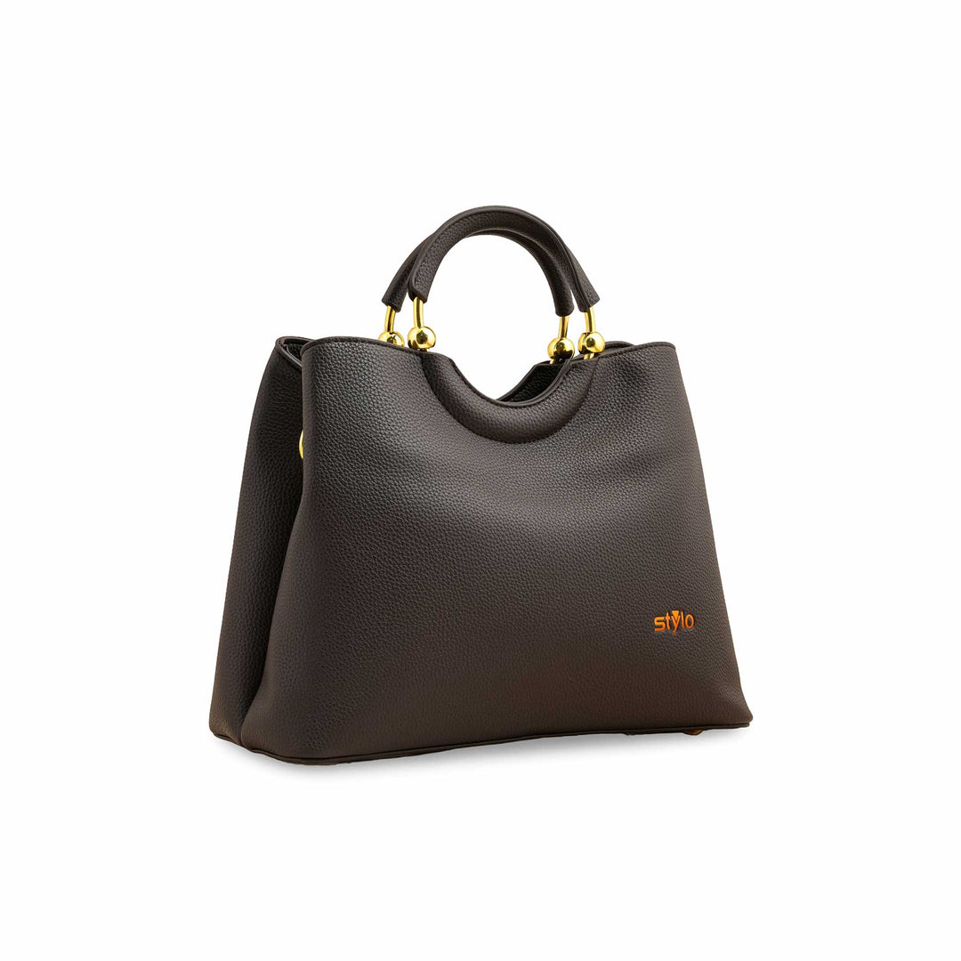 Brown Formal Hand Bag P36385