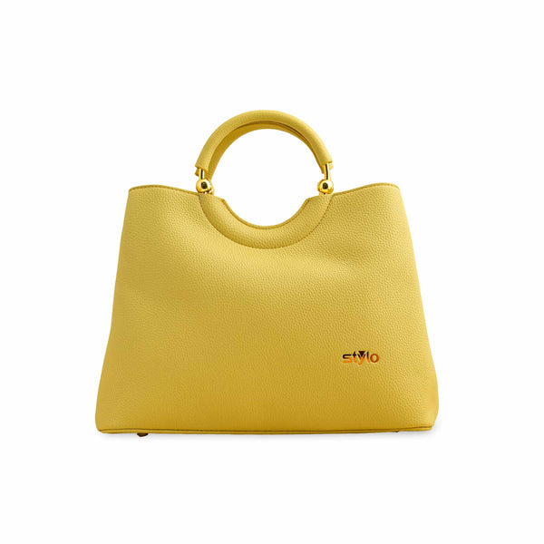 Yellow Formal Hand Bag P36385