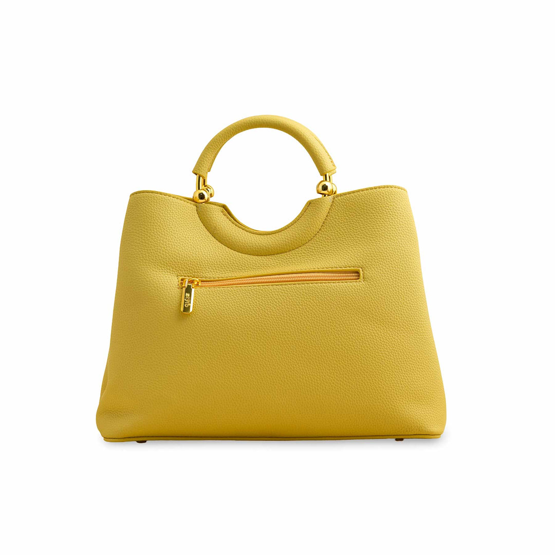 Yellow Formal Hand Bag P36385