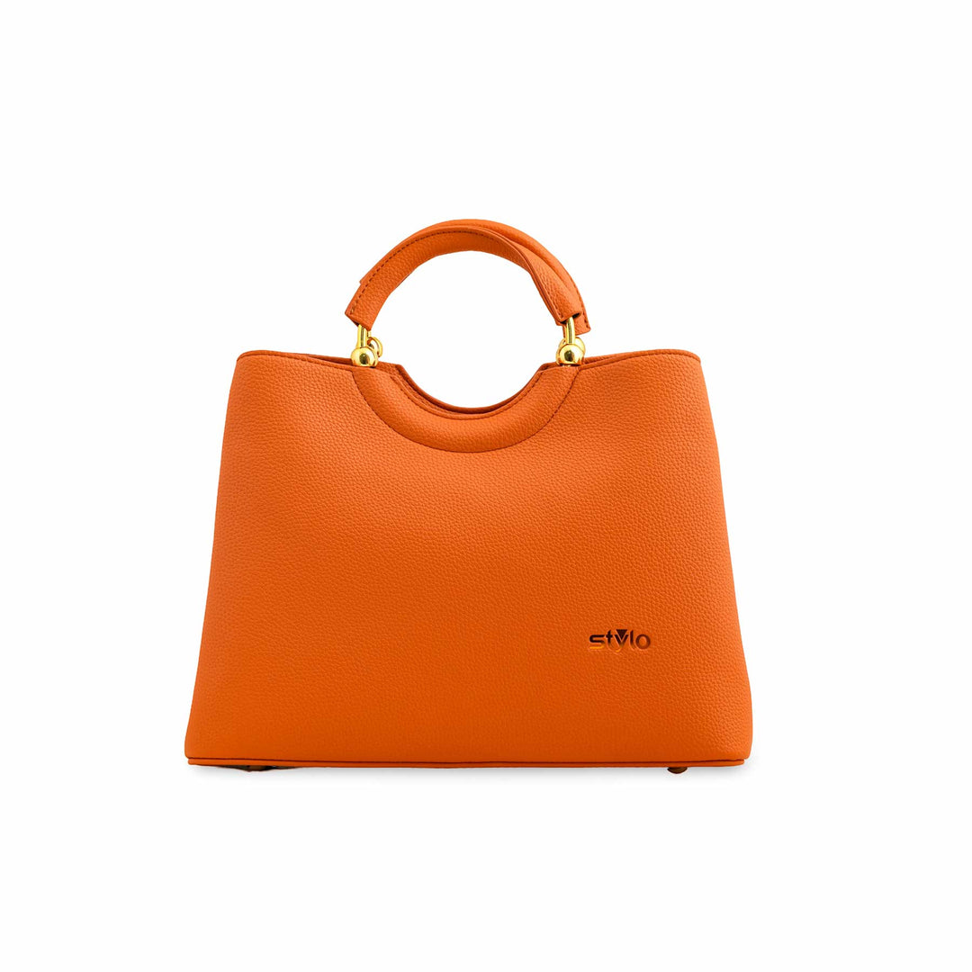 Orange Formal Hand Bag P36385