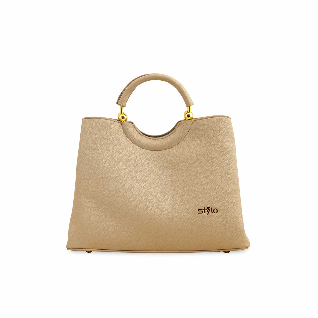 Beige Formal Hand Bag P36385