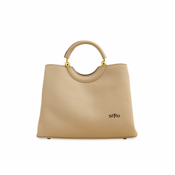 Beige Formal Hand Bag P36385
