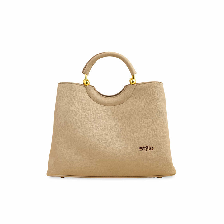 Beige Formal Hand Bag P36385
