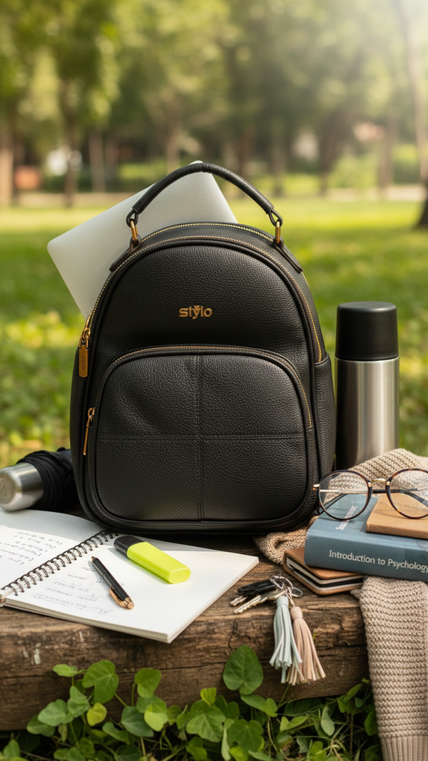 Brown Casual Backpack P36389