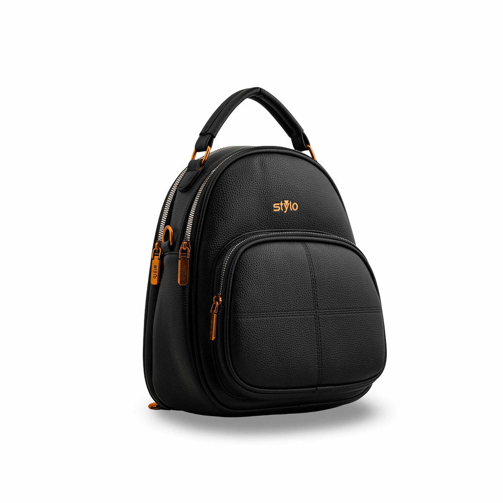 Black Casual Back Pack P36389