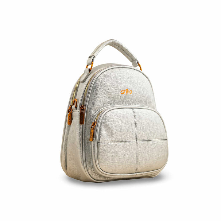 Silver Casual Back Pack P36389