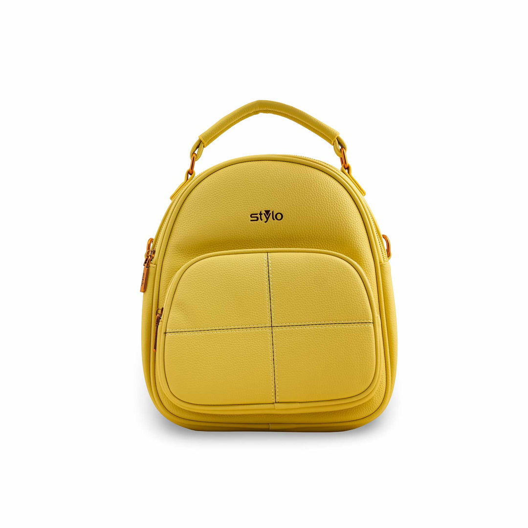 Yellow Casual Back Pack P36389