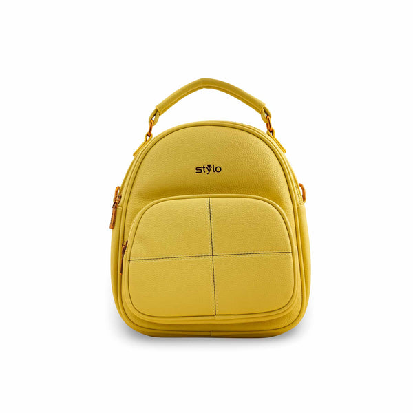Yellow Casual Backpack P36389