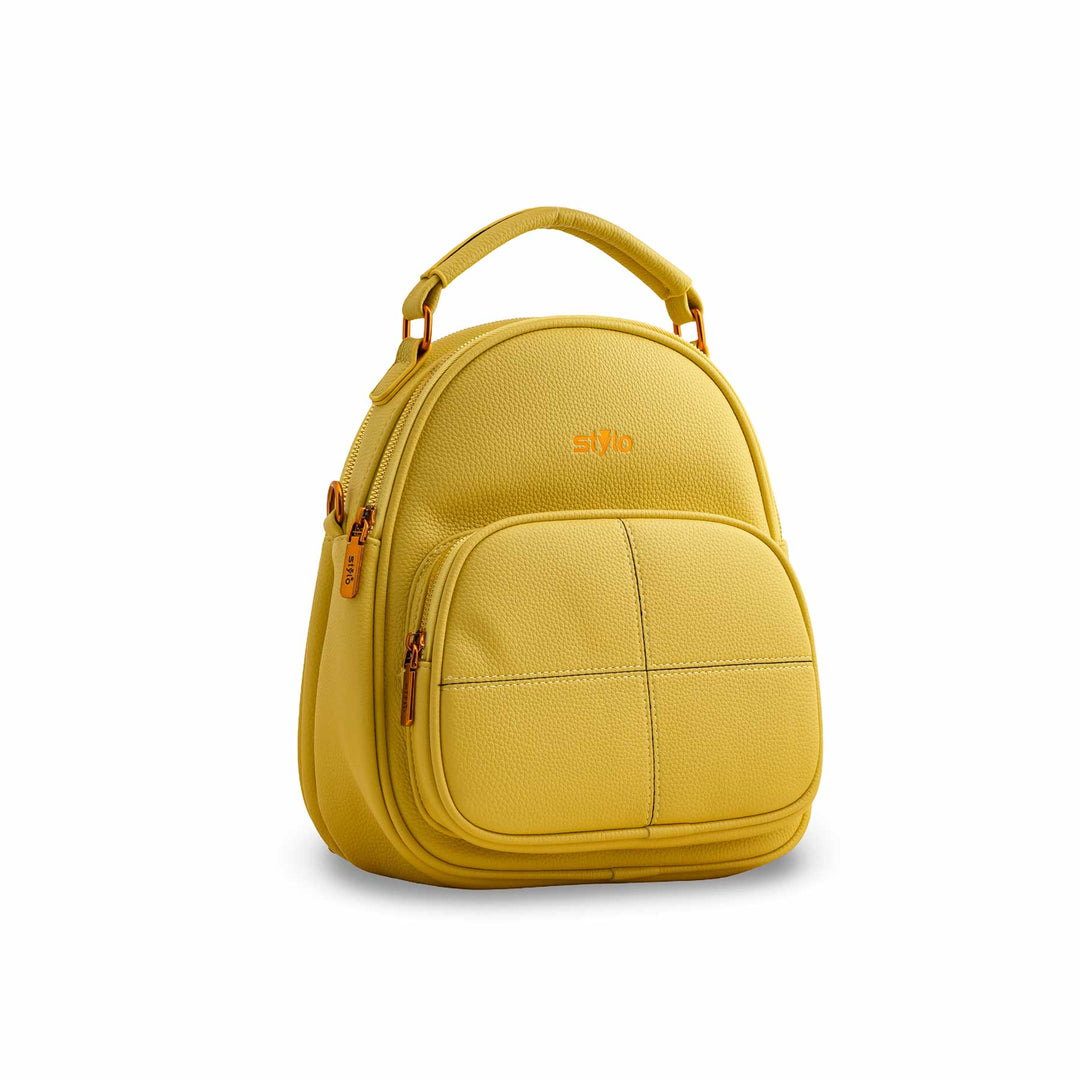 Yellow Casual Back Pack P36389