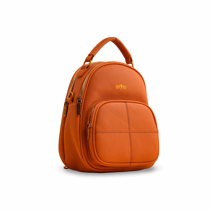 Orange Casual Back Pack P36389