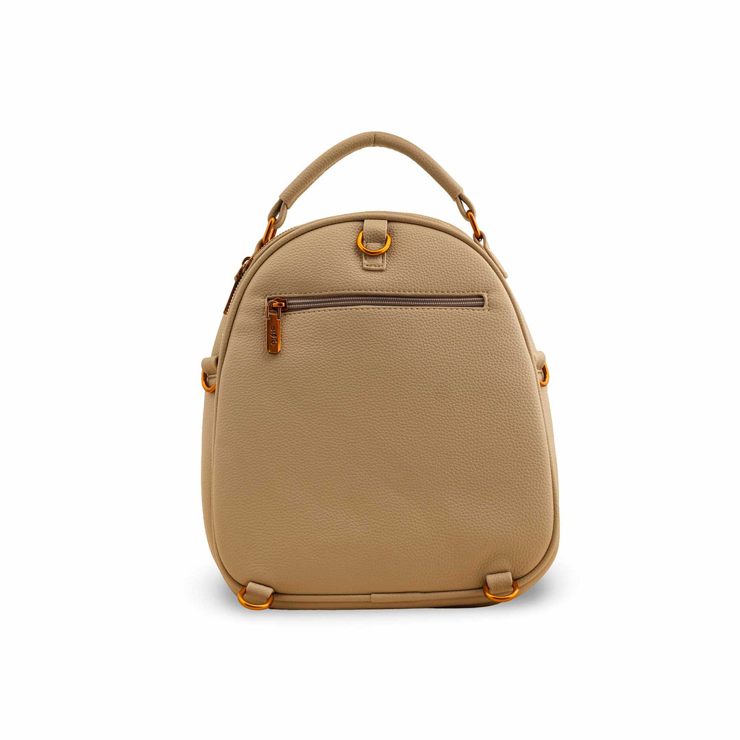 Beige Casual Back Pack P36389