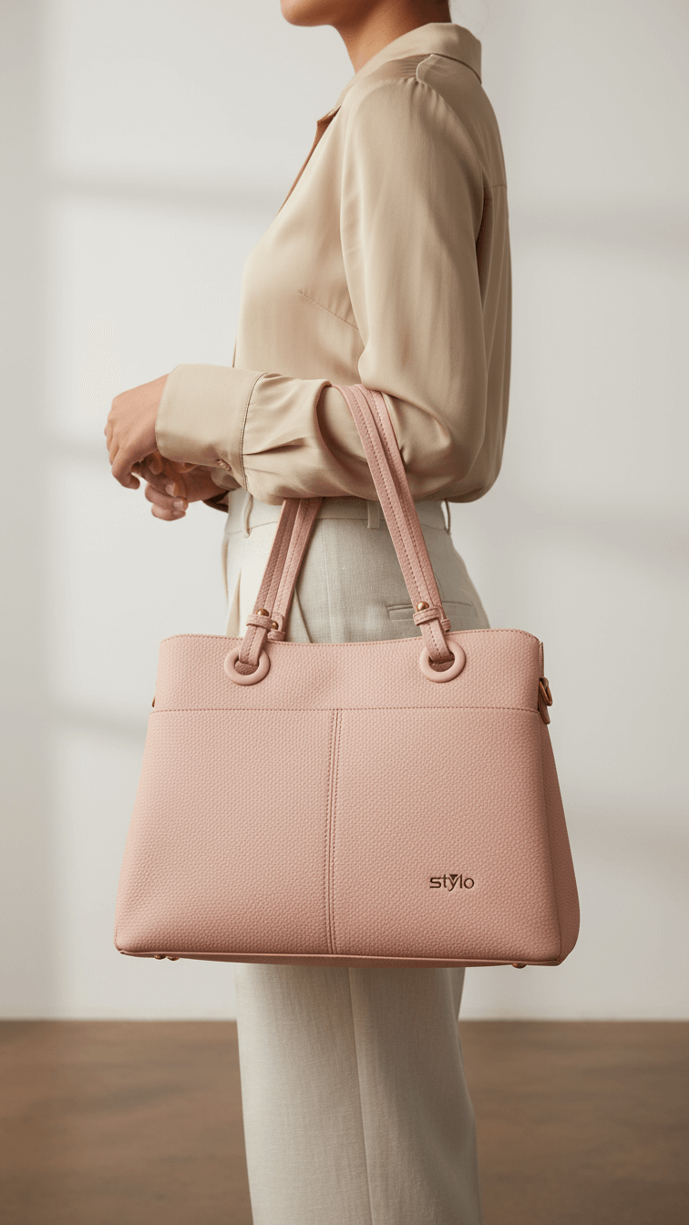 Pink Formal Shoulder Bag P36390
