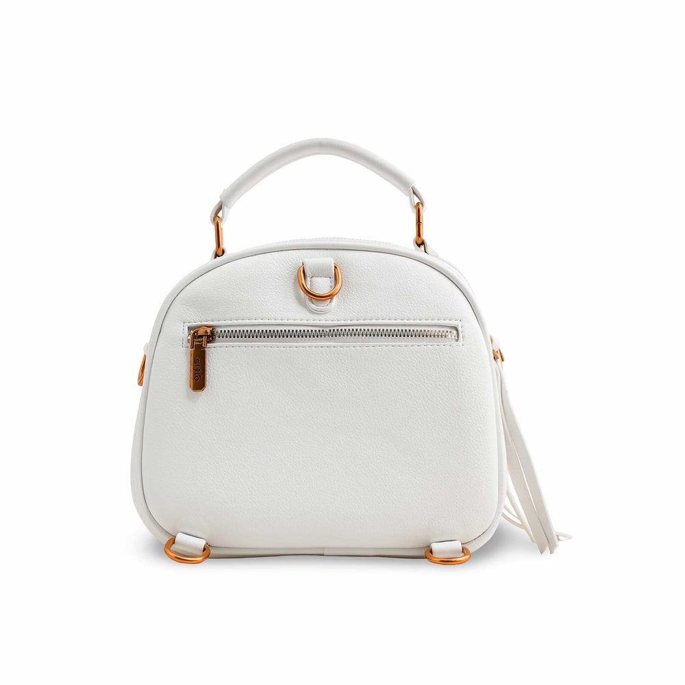 White Casual Shoulder Bag P36391