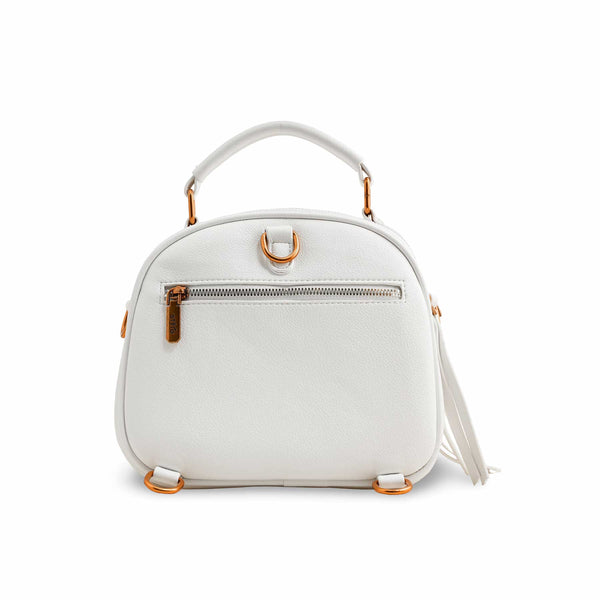 White Casual Shoulder Bag P36391