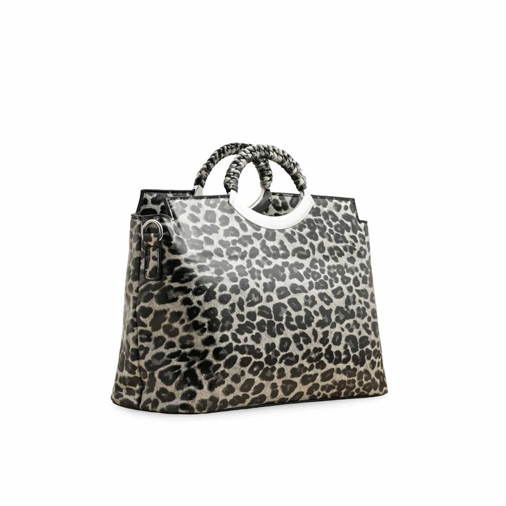 White Formal Hand Bag P36392