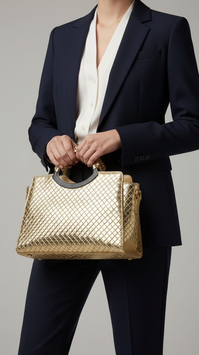 Copper Formal Hand Bag P36394
