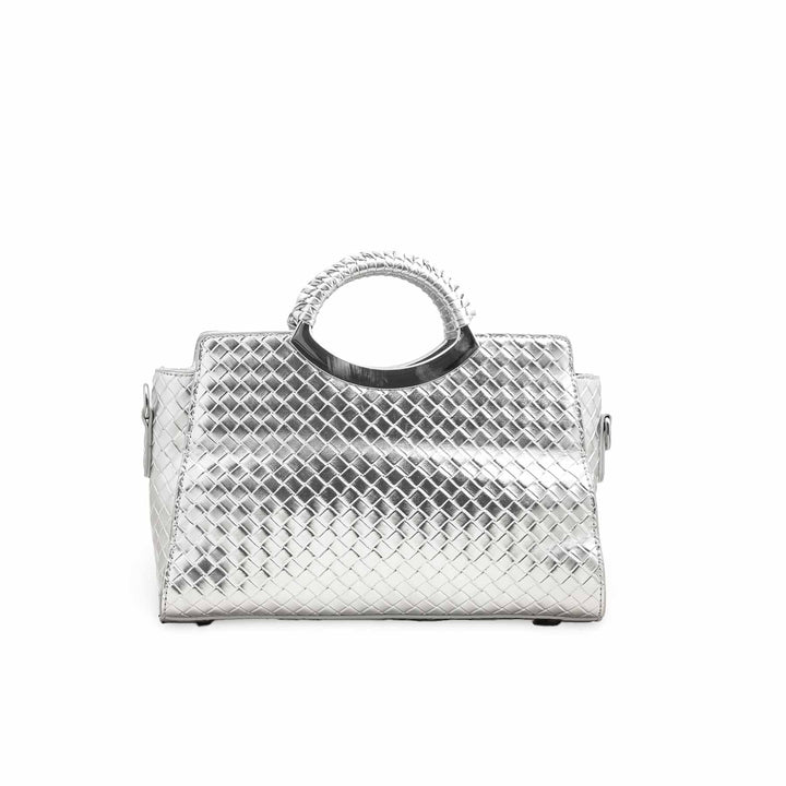 Silver Formal Hand Bag P36394