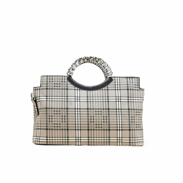 Grey Formal Hand Bag P36395