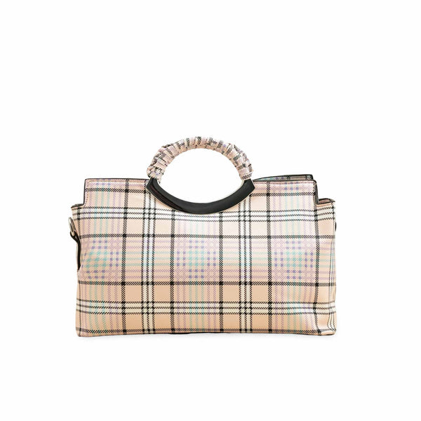 Blkwht Formal Hand Bag P36395