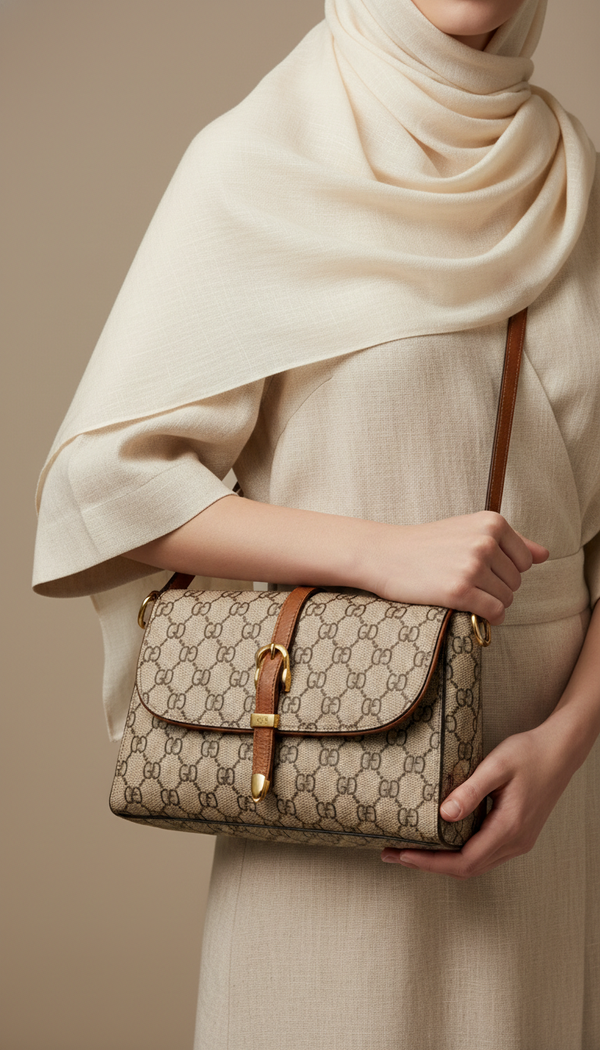 Cream Formal Shoulder Bag For Women P36418