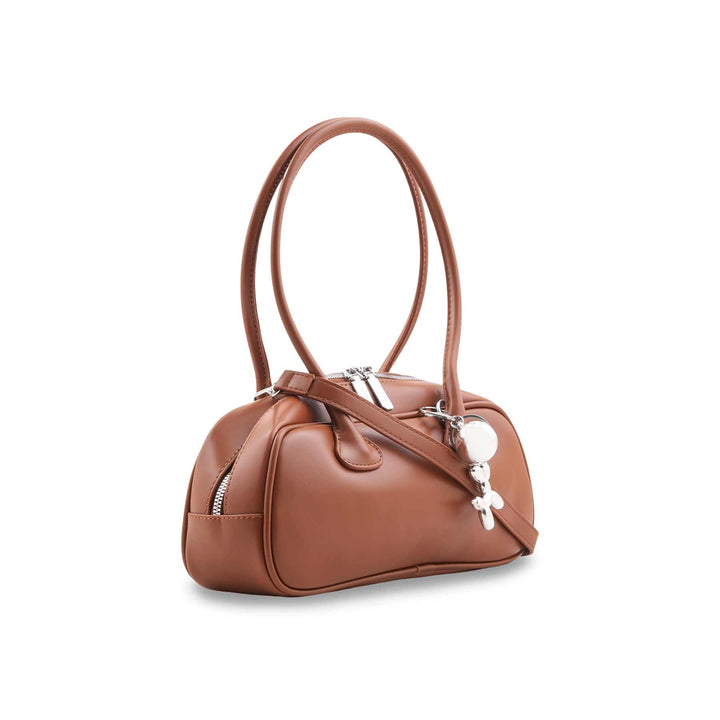 Brown Formal Hand Bag For Ladies P36420