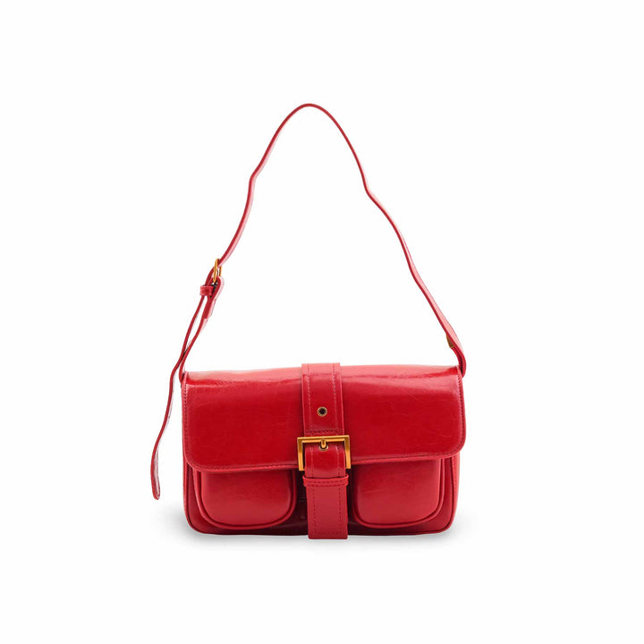 Red Formal Shoulder Bag For Women P36421