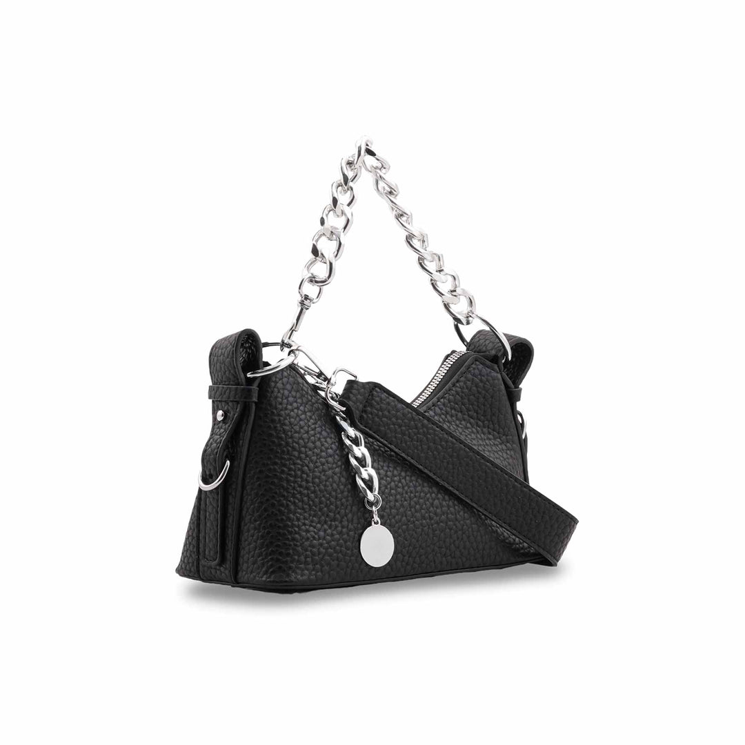 Black Formal Shoulder Bag For Women P36422