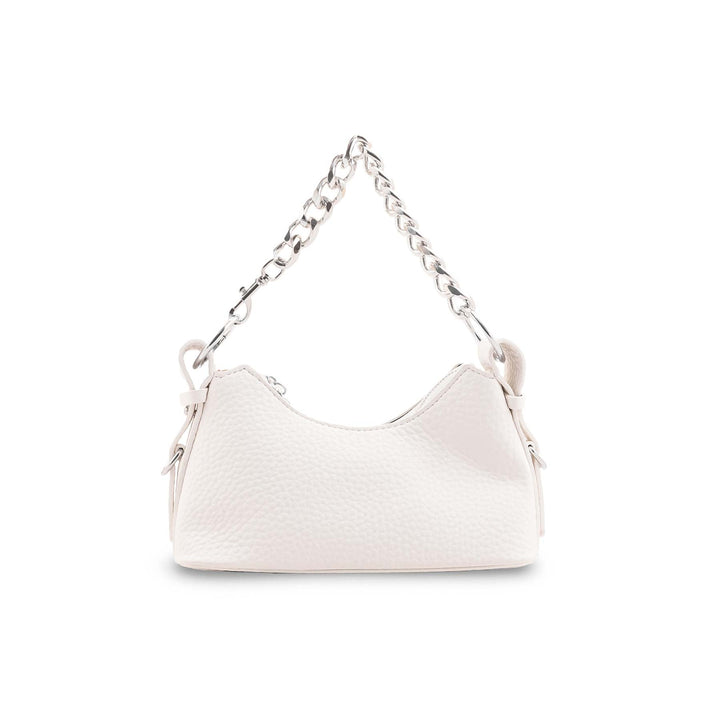 Cream Formal Shoulder Bag For Women P36422