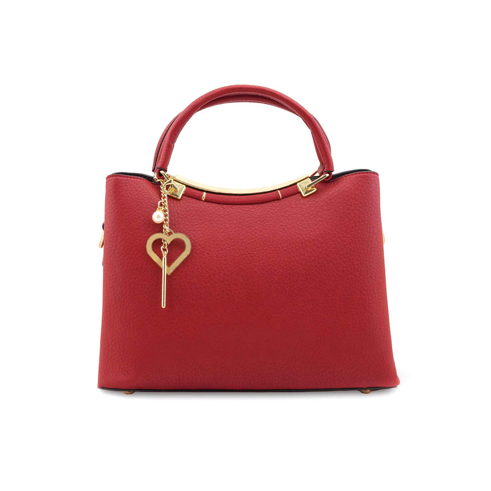 Maroon Formal Hand Bag For Women P36441
