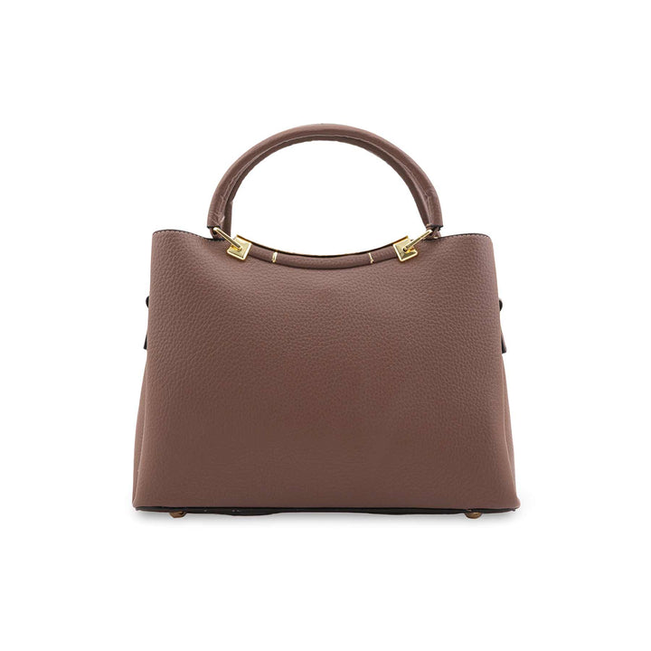 Khaki Formal Hand Bag For Women P36441