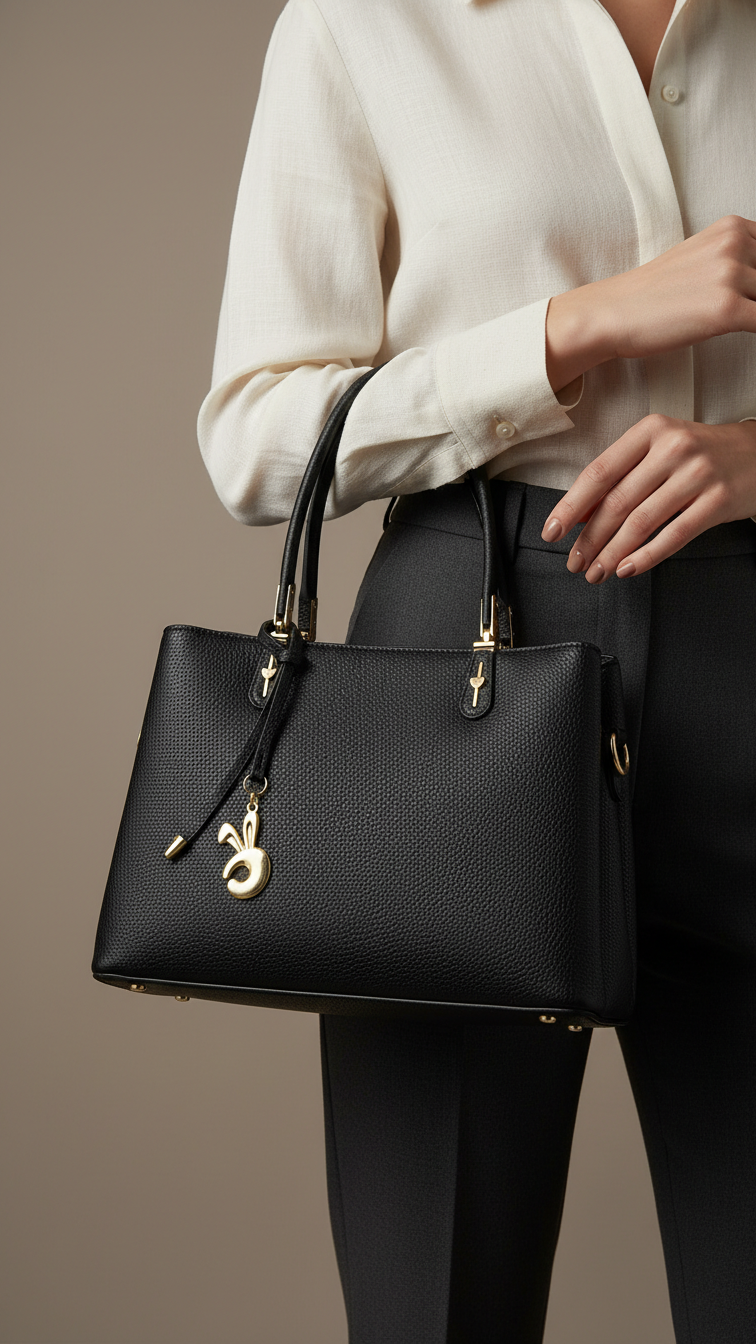 Black Formal Hand Bag For Women P36442