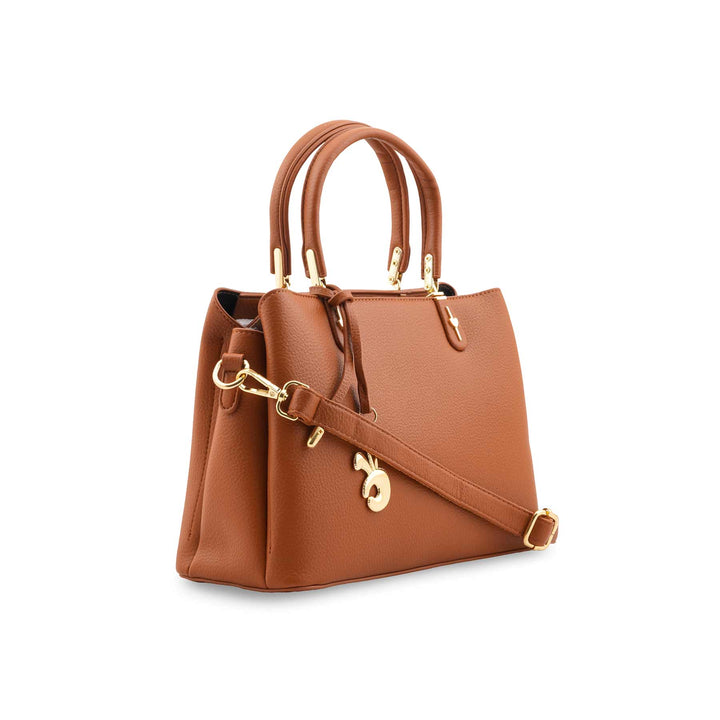 Mustard Formal Hand Bag For Women P36442