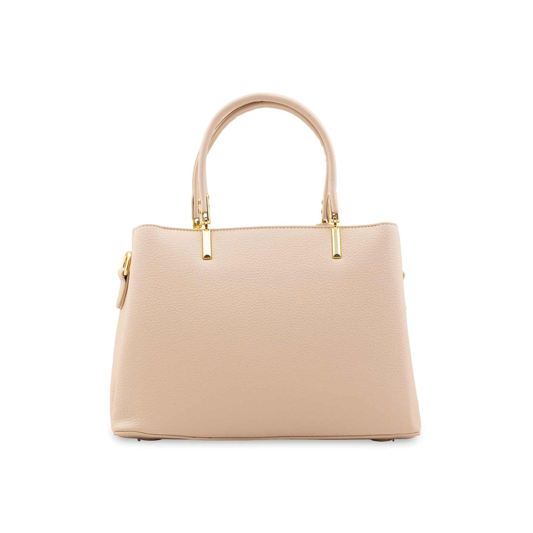 Cream Formal Hand Bag For Women P36442