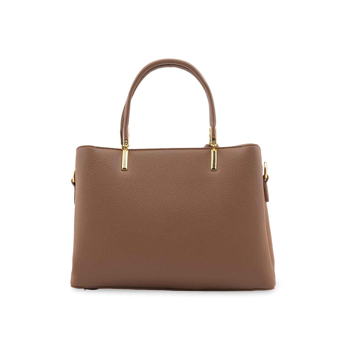 Beige Formal Hand Bag For Women P36442