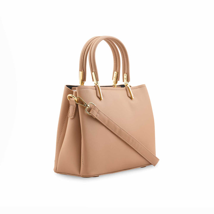 Fawn Formal Hand Bag For Ladies P36443