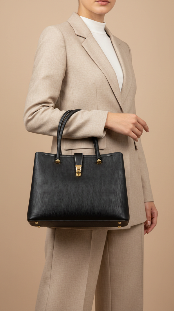 Black Formal Hand Bag For Ladies P36445