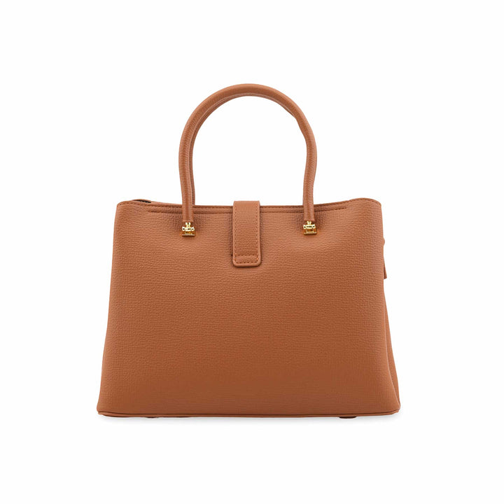 Mustard Formal Hand Bag For Ladies P36445