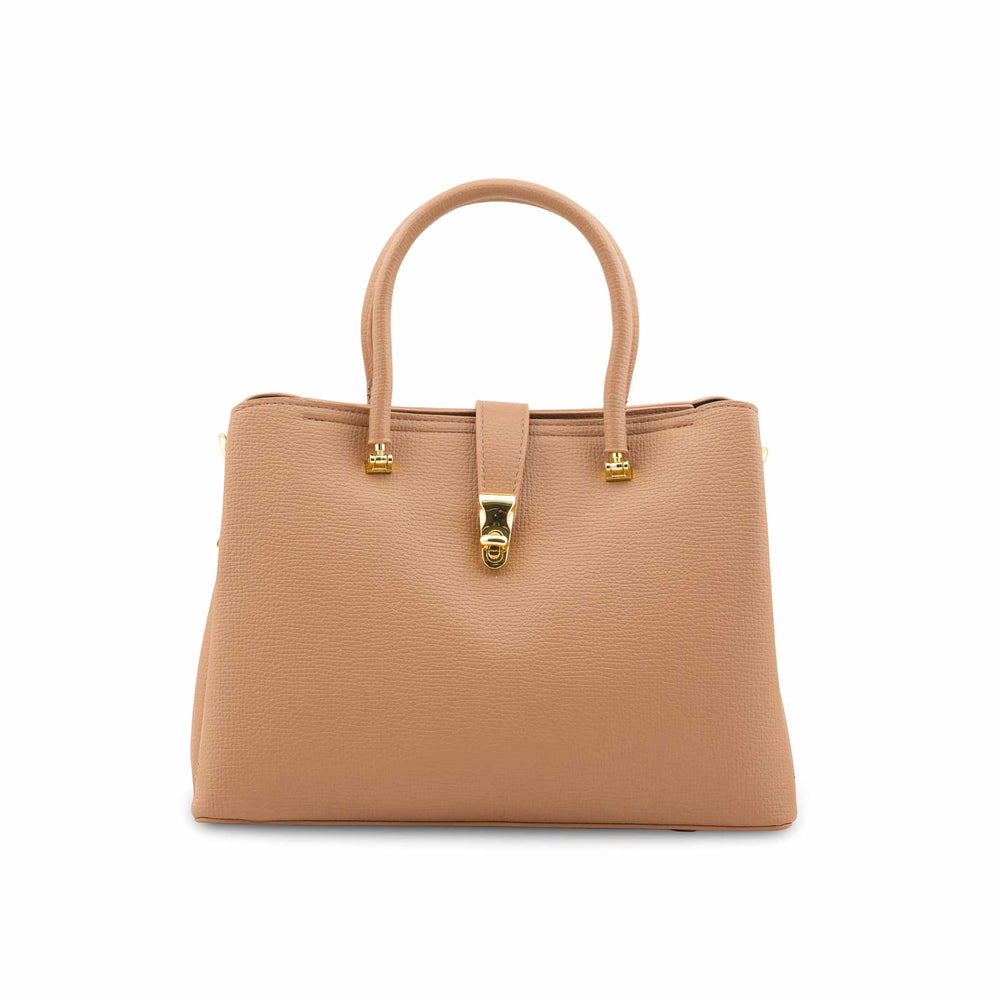 Fawn Formal Hand Bag For Ladies P36445