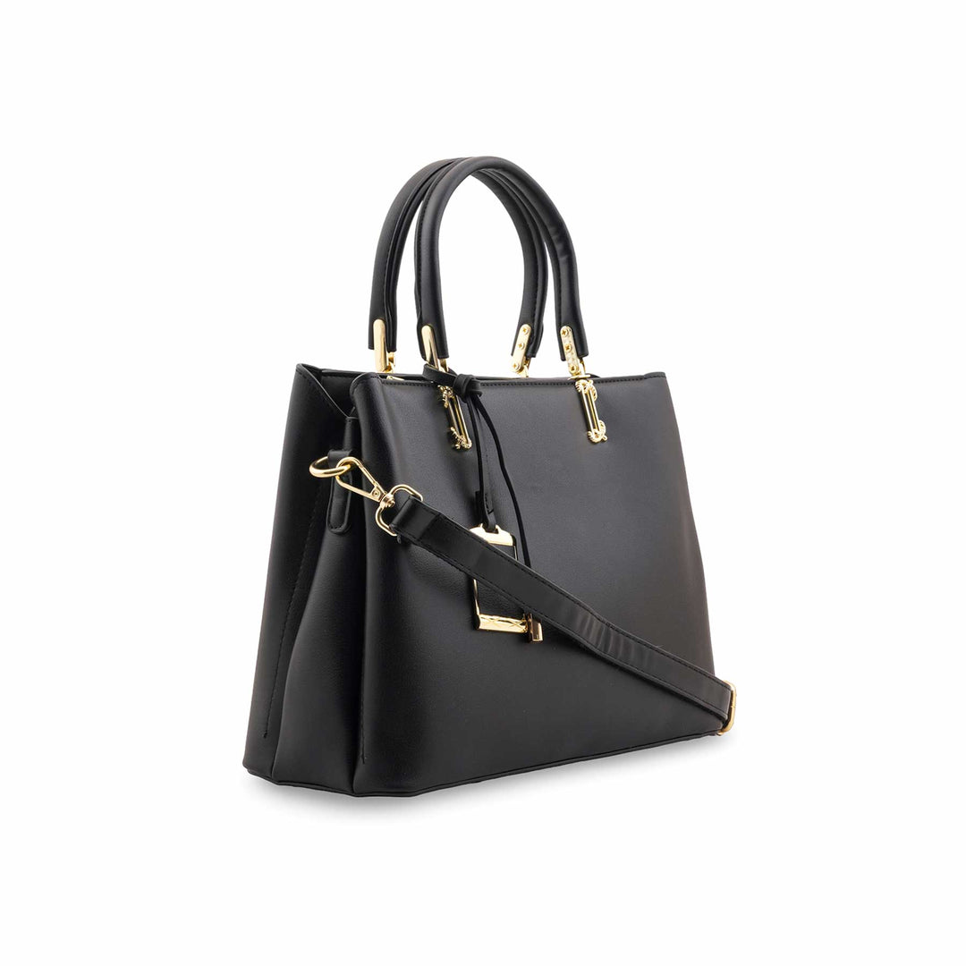 Black Formal Hand Bag For Ladies P36446
