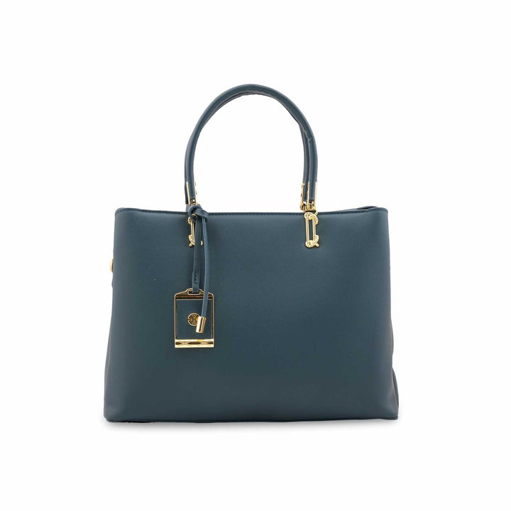 Blue Formal Hand Bag For Ladies P36446