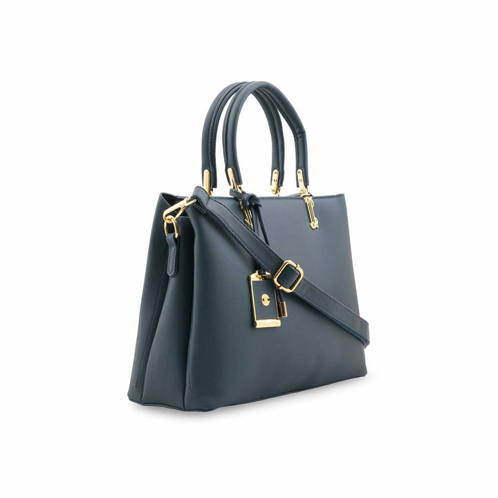 Blue Formal Hand Bag For Ladies P36446
