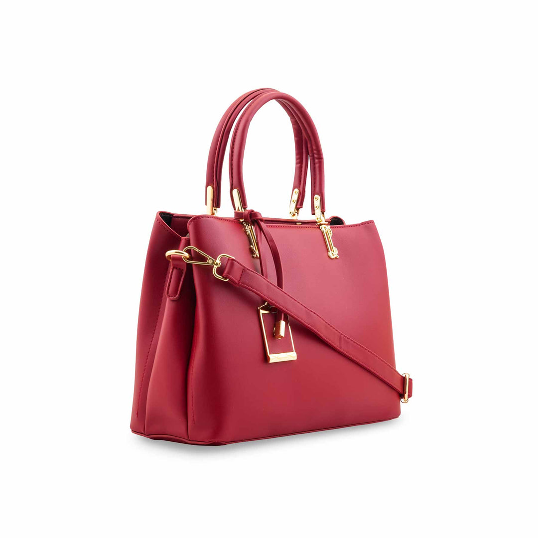 Red Formal Hand Bag For Women P36446
