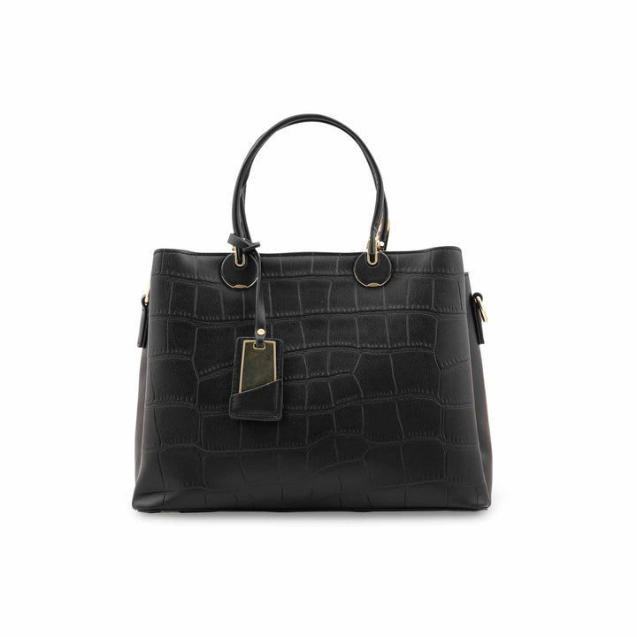 Black Formal Hand Bag For Women P36447