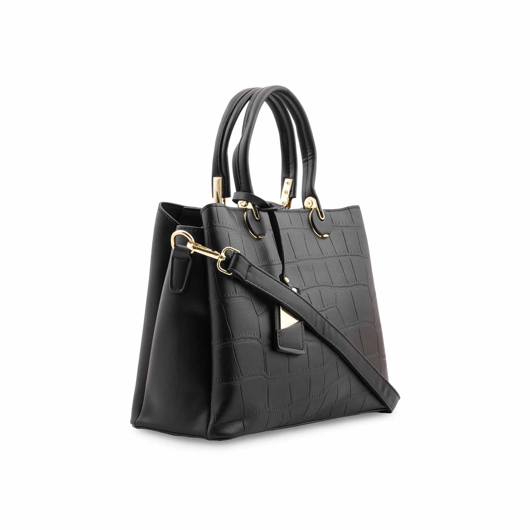 Black Formal Hand Bag For Women P36447