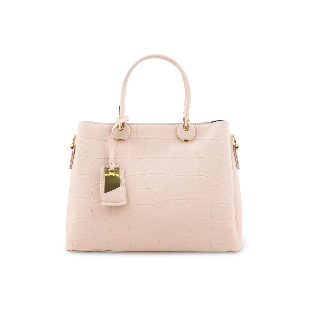Cream Formal Hand Bag For Women P36447