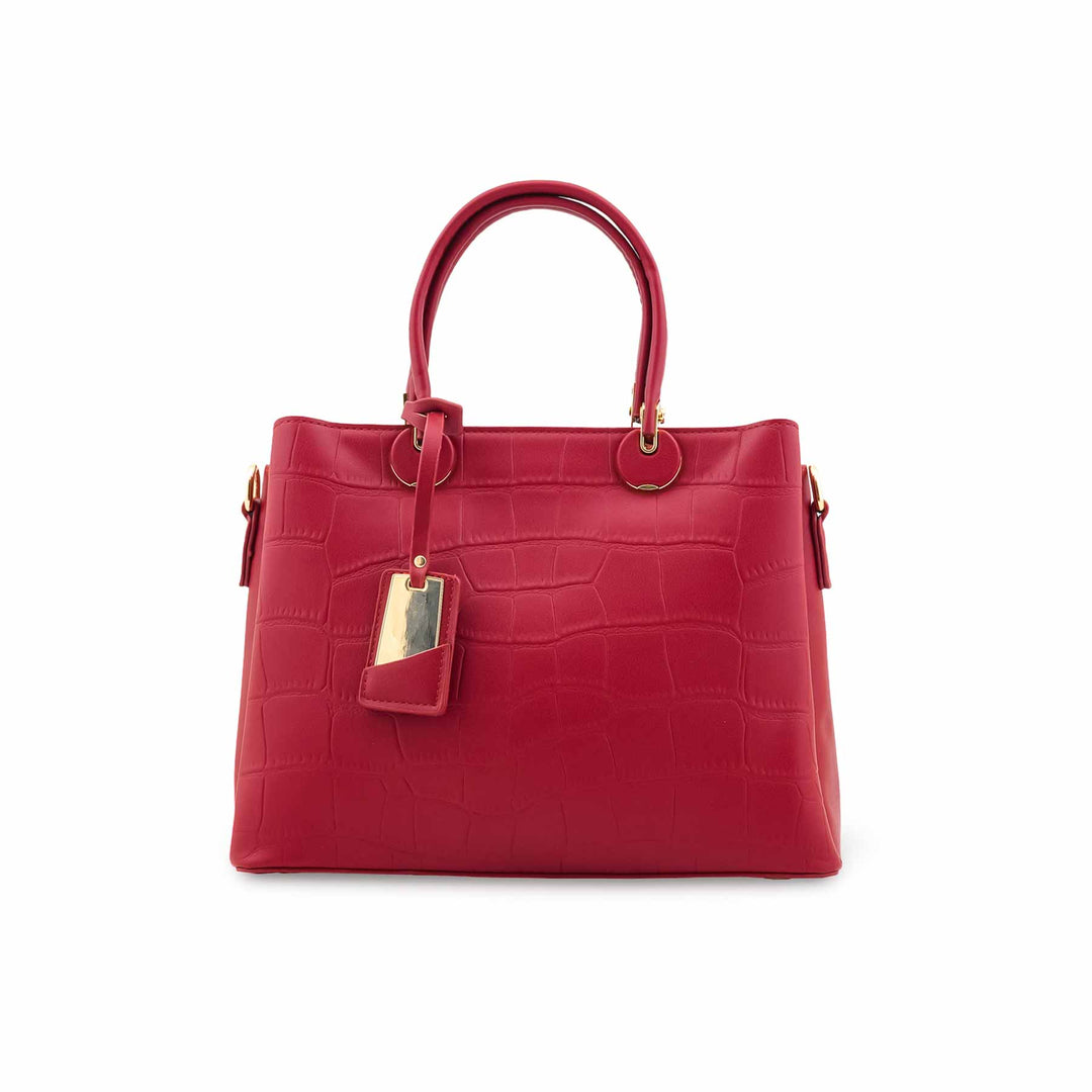 Red Formal Hand Bag For Women P36447