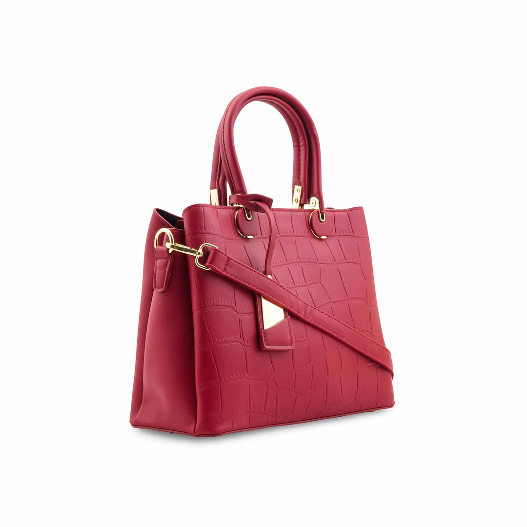 Red Formal Hand Bag For Women P36447